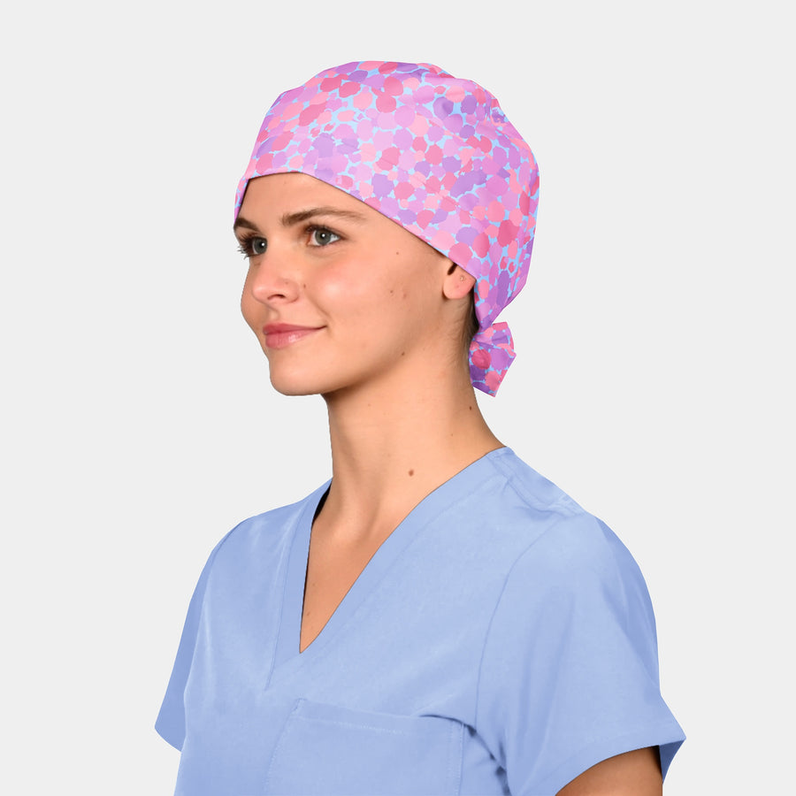 Bubblegum Blossoms - Pixie Scrubs Caps