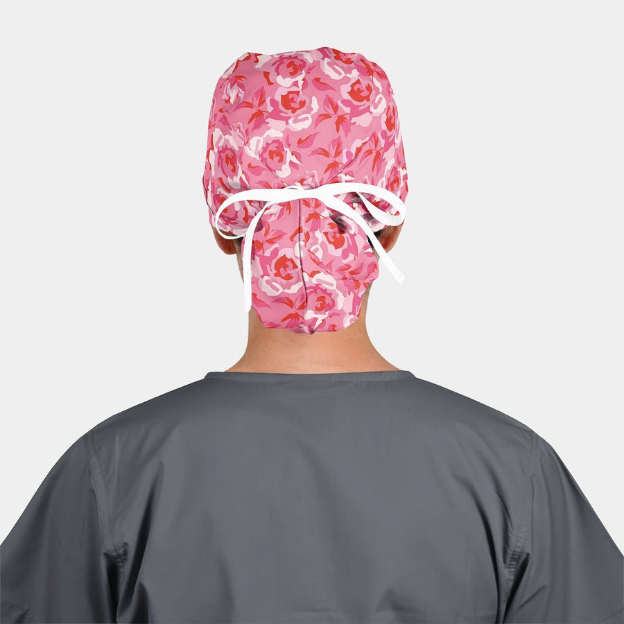 Budding Silhouettes - Pony Surgical Caps