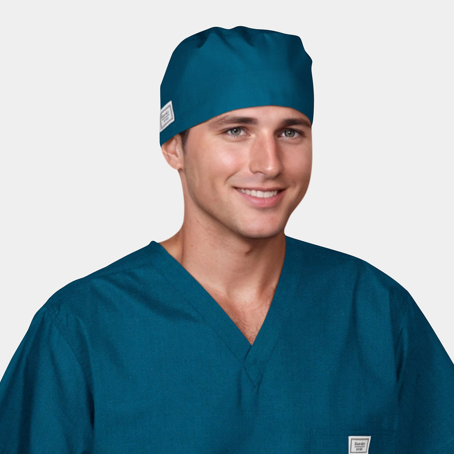 Caribbean Blue - Mens Scrub Hats