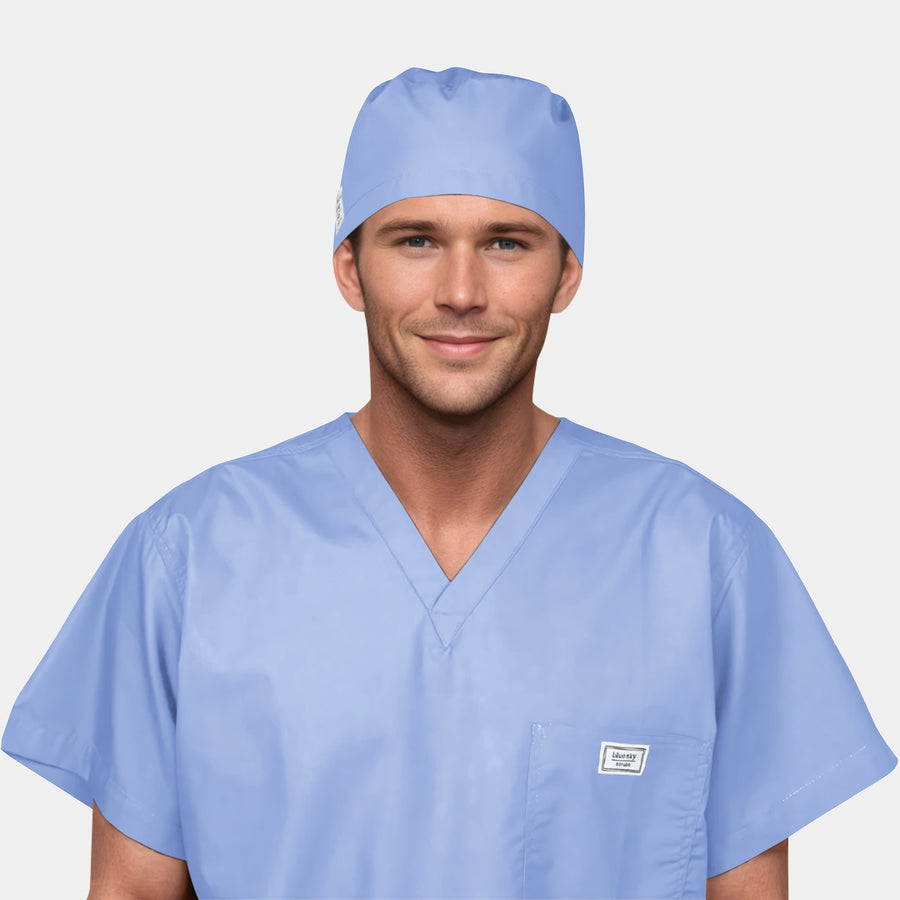 Ceil Blue - Mens Scrub Hats