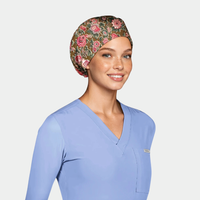 Dusty Rose Garden - Pixie Scrub Cap
