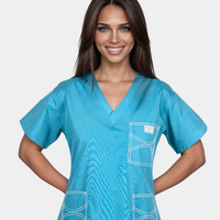 MEDIUM Womens One Of a Kind Scrub Tops - FINAL SALE