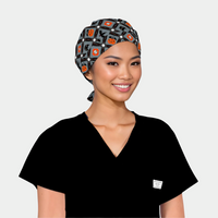 Cryptic Crosshatch - Pixie Surgical Scrub Caps