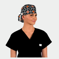 Cryptic Crosshatch - Pony Surgical Scrub Caps