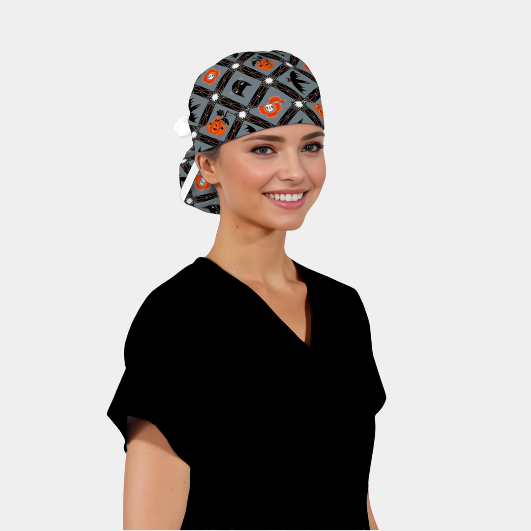 Cryptic Crosshatch - Splendid Surgical Scrub Caps