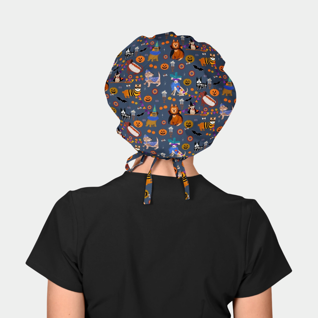 Wag-O-Ween Poppy Bouffant Surgical Women’s Scrub Cap