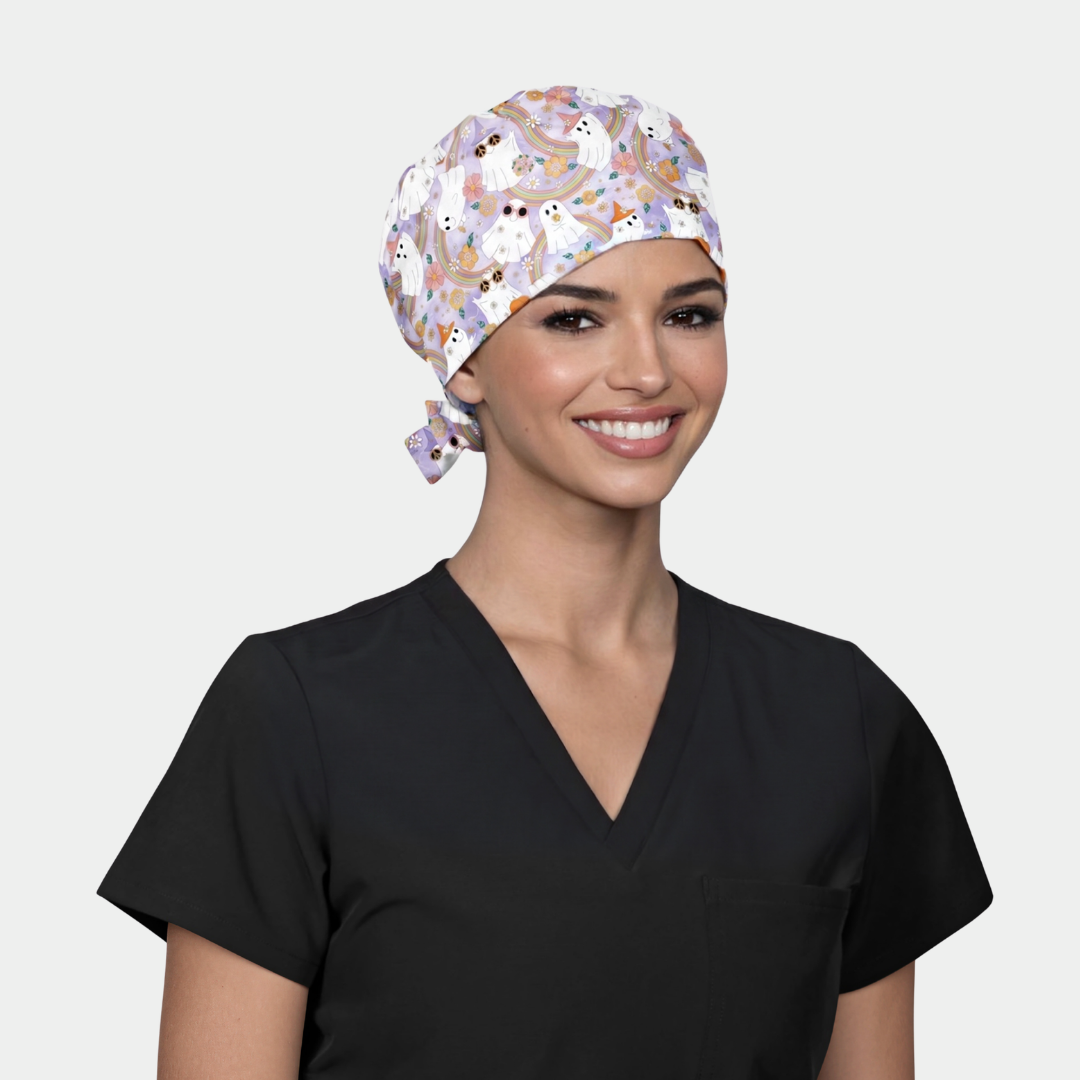 Groovy Ghouls Pixie Surgical Cap