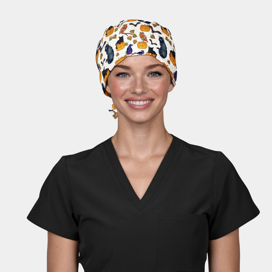 Autumn After Dark Pixie Scrub Hat