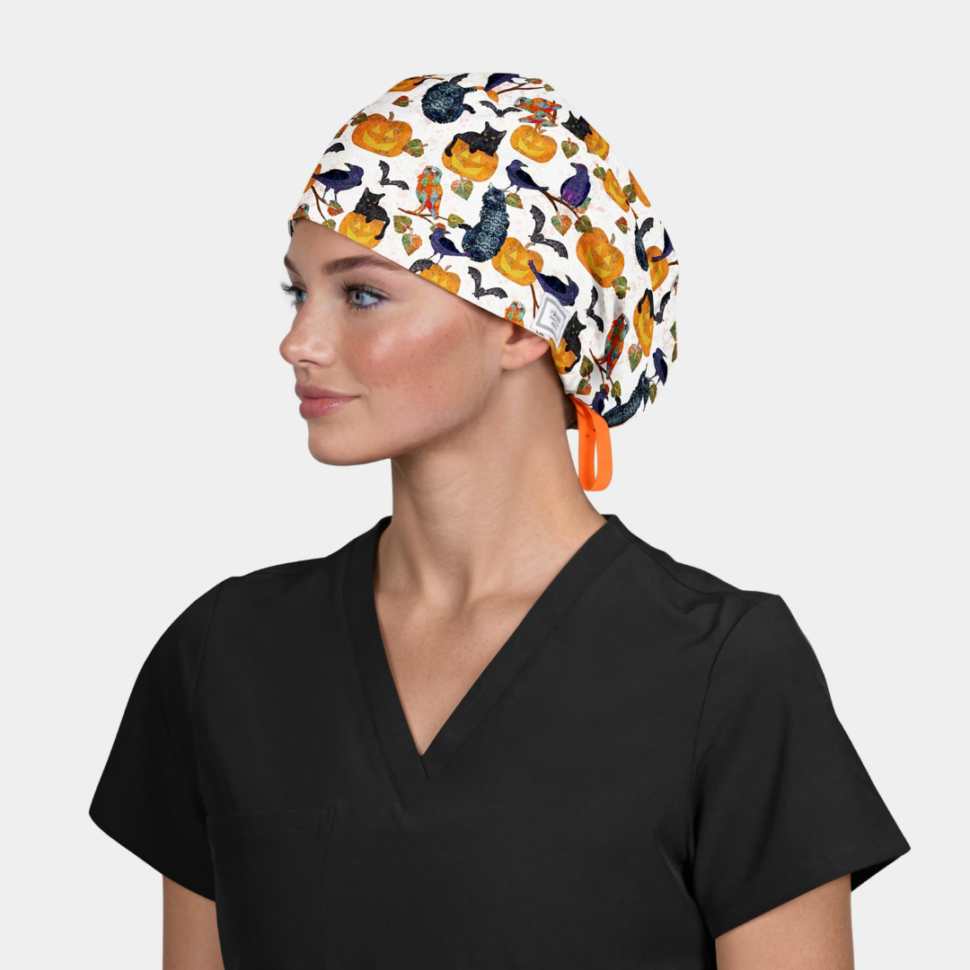 Autumn After Dark Stellar Scrub Hat