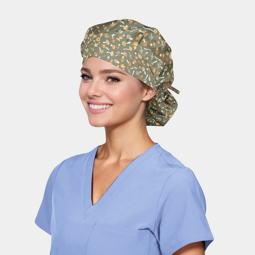 Olive Grove Bouffant Scrub Cap