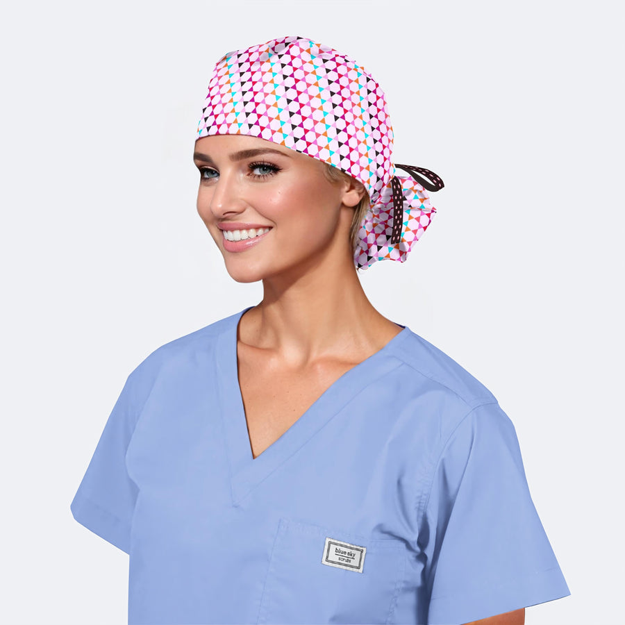 Dazzling Kaleidoscope - Pony Scrub Caps