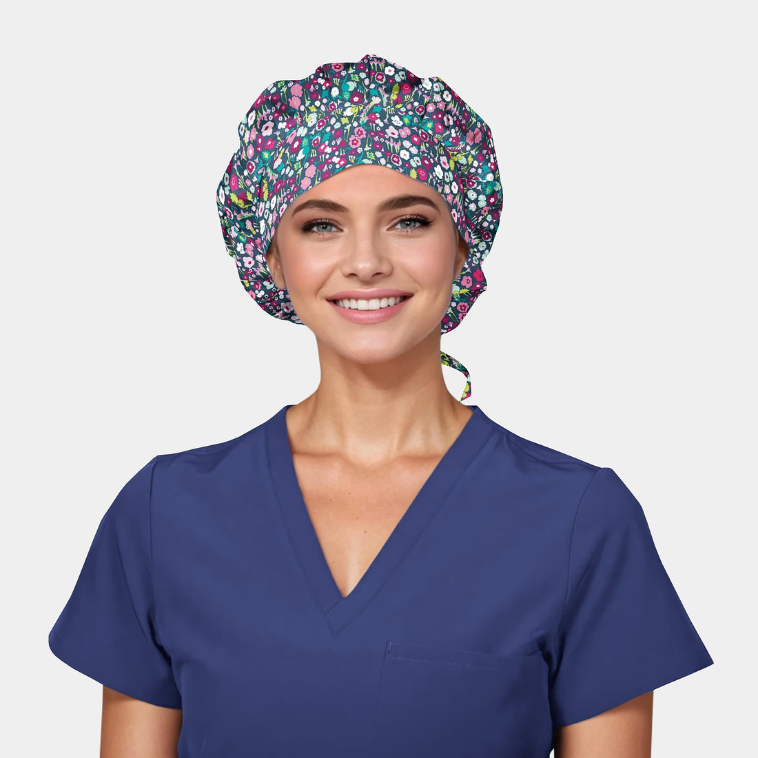 Dear Rosaline - Poppy Bouffant Surgical Caps