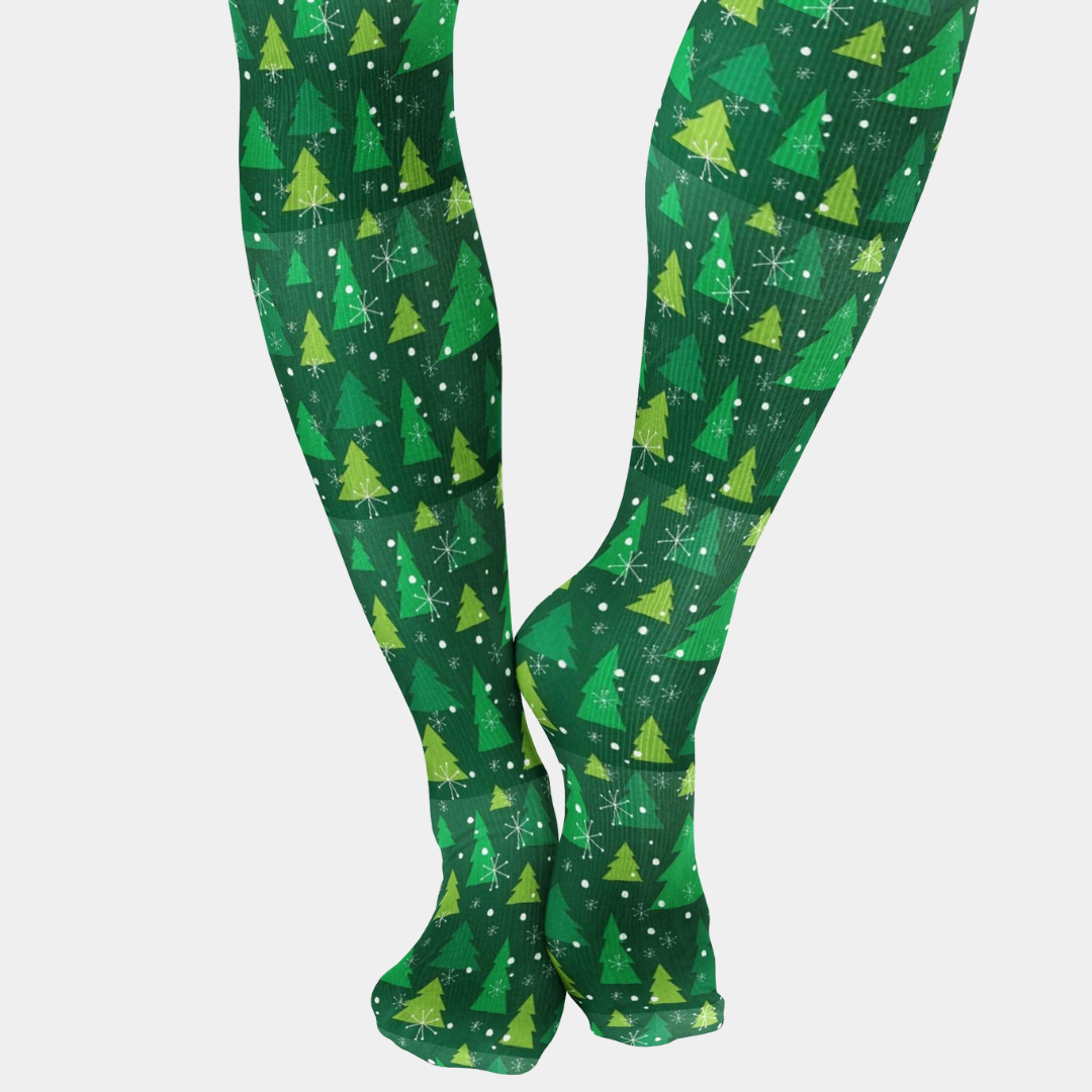 Emerald Evergreens - Compression Scrubs Socks