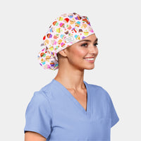 Enticing Sweets - Poppy Bouffant Surgical Caps