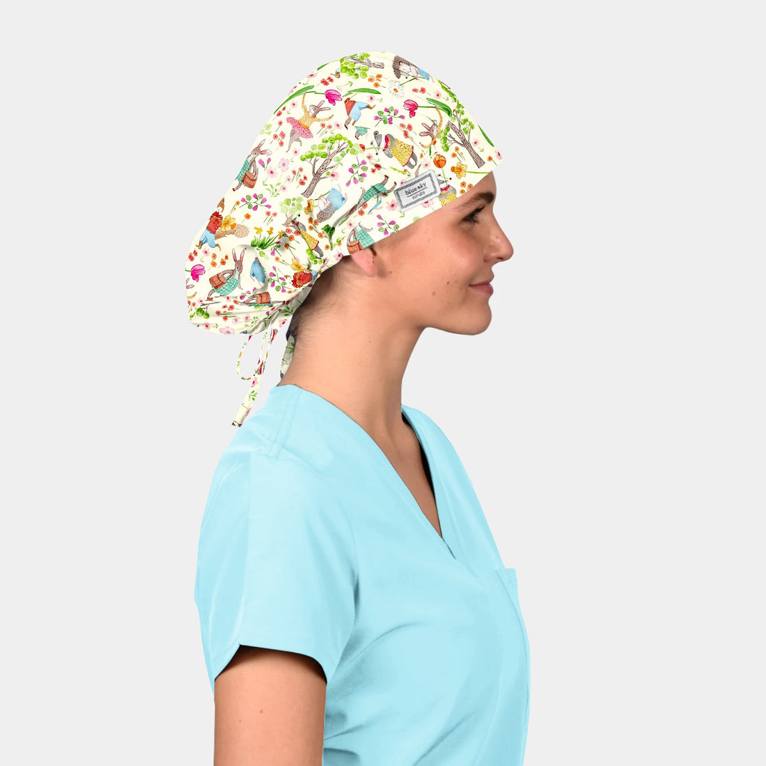 Fairytale Meadows - Poppy Bouffant Surgical Caps