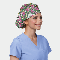 Azalea Daydream Bouffant Scrub Hat