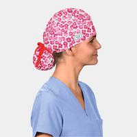 Flowerette - Ponytail Scrub Cap