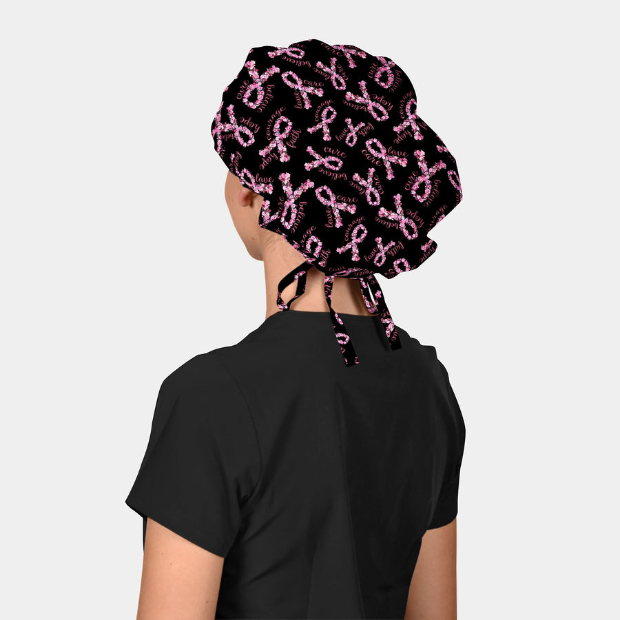 Flourishing Faith - Poppy Bouffant Scrub Caps