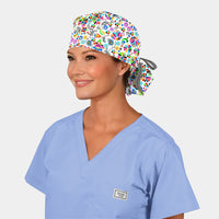 Flower Folk - Pony Surgical Scrub Cap