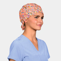 Flowerburst Rainbow - Pixie Medical Scrub Hats