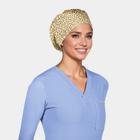 Golden Leopard- Pixie Medical Scrub Hat