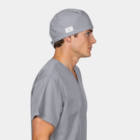 Slate Grey Men’s Scrub Cap – Comfortable, Professional Surgical Cap for Long Shifts