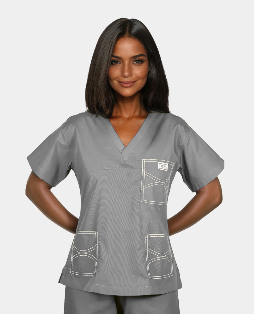 MEDIUM Womens One Of a Kind Scrub Tops - FINAL SALE