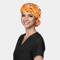 Hey Boo Poppy Bouffant Surgical Women’s Scrub Hat