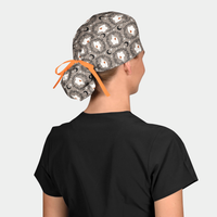 Midnight Boo Ponytail Women’s Surgical Scrub Cap