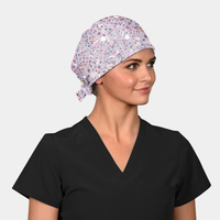 Floral Fright Pixie Surgical Women’s Scrub Hat