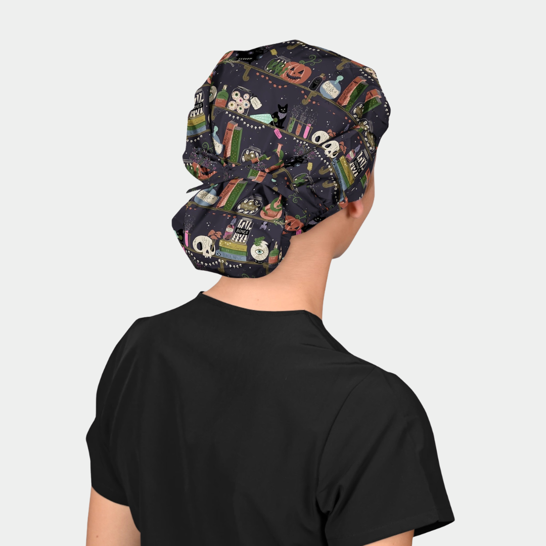 Potion Commotion Poppy Bouffant Women’s Scrub Hat