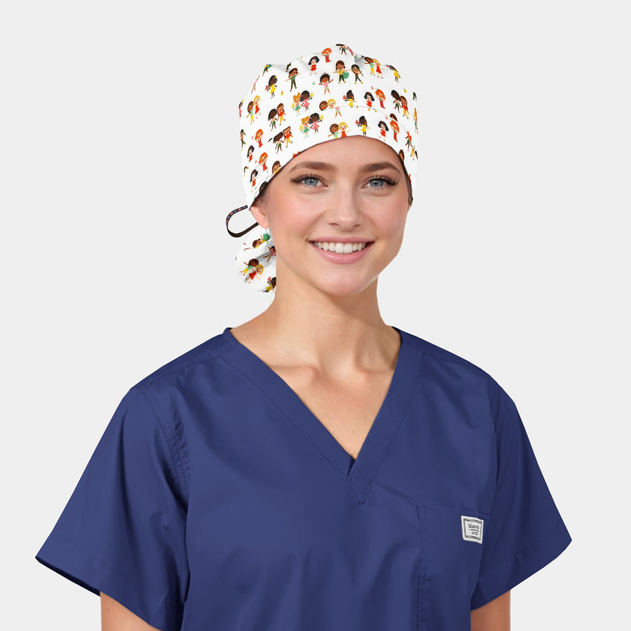 Happy Faces - Splendid Surgical Scrub Cap