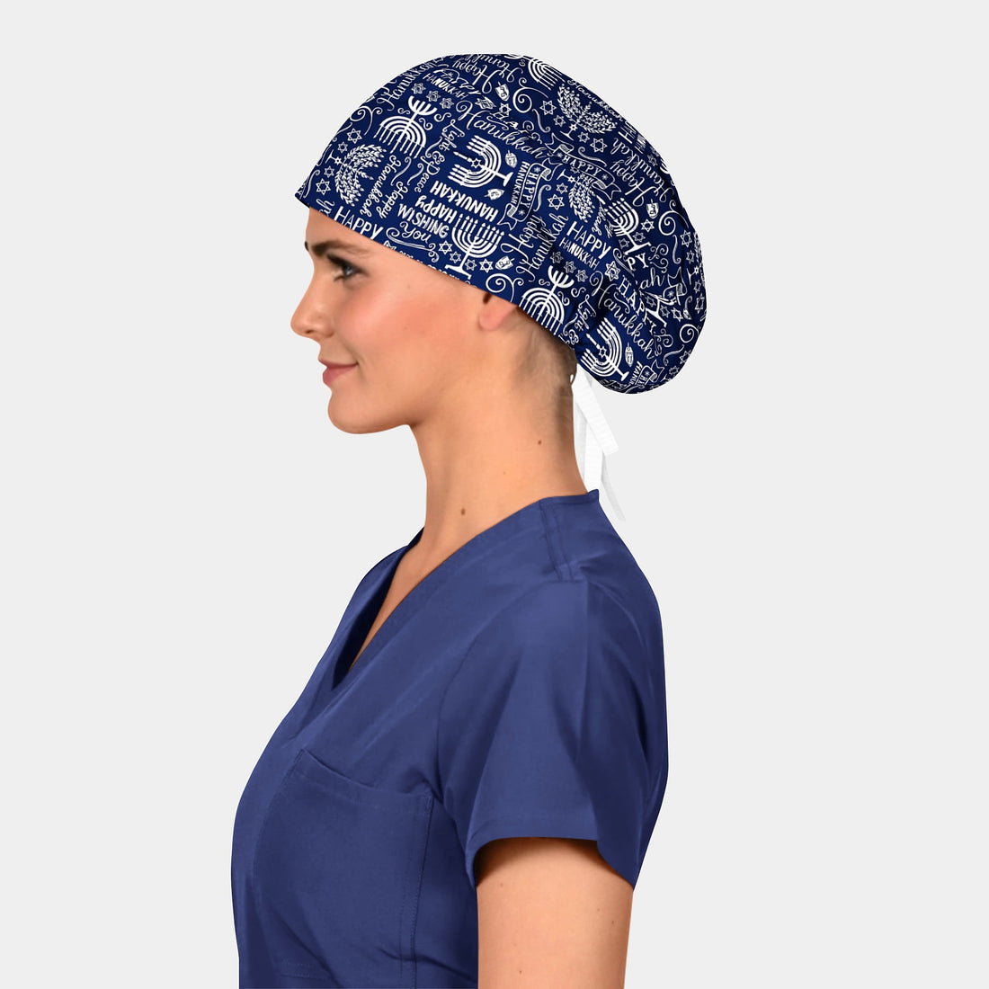 Happy Hanukkah - Stellar Surgical Scrub Cap