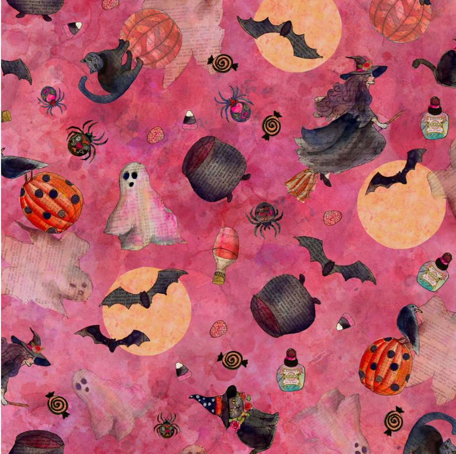 Hocusy Pocusy - Poppy Bouffant Surgical Hats