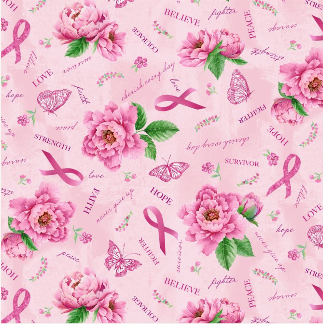 Hope in Bloom - Poppy Bouffant Medical Scrub Cap
