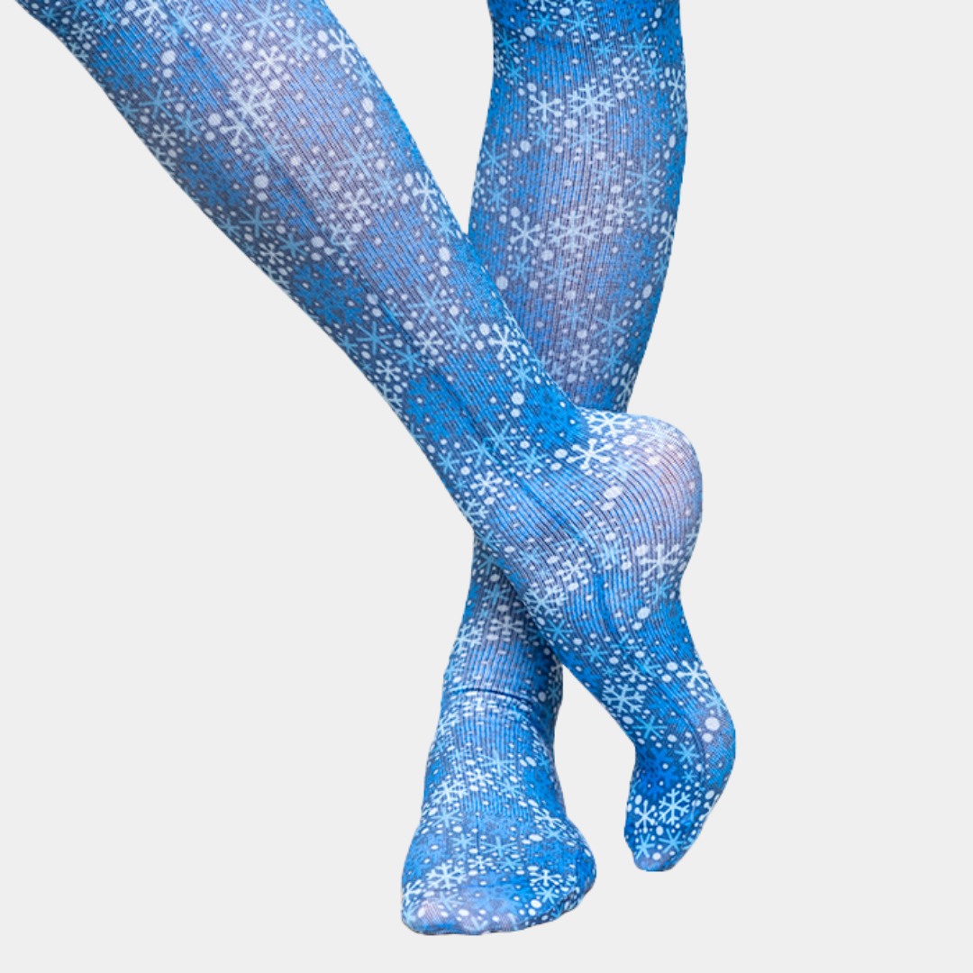 Icey Indigo - Compression Scrubs Socks