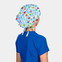 Into the Wind - Poppy Bouffant Surgical Hats