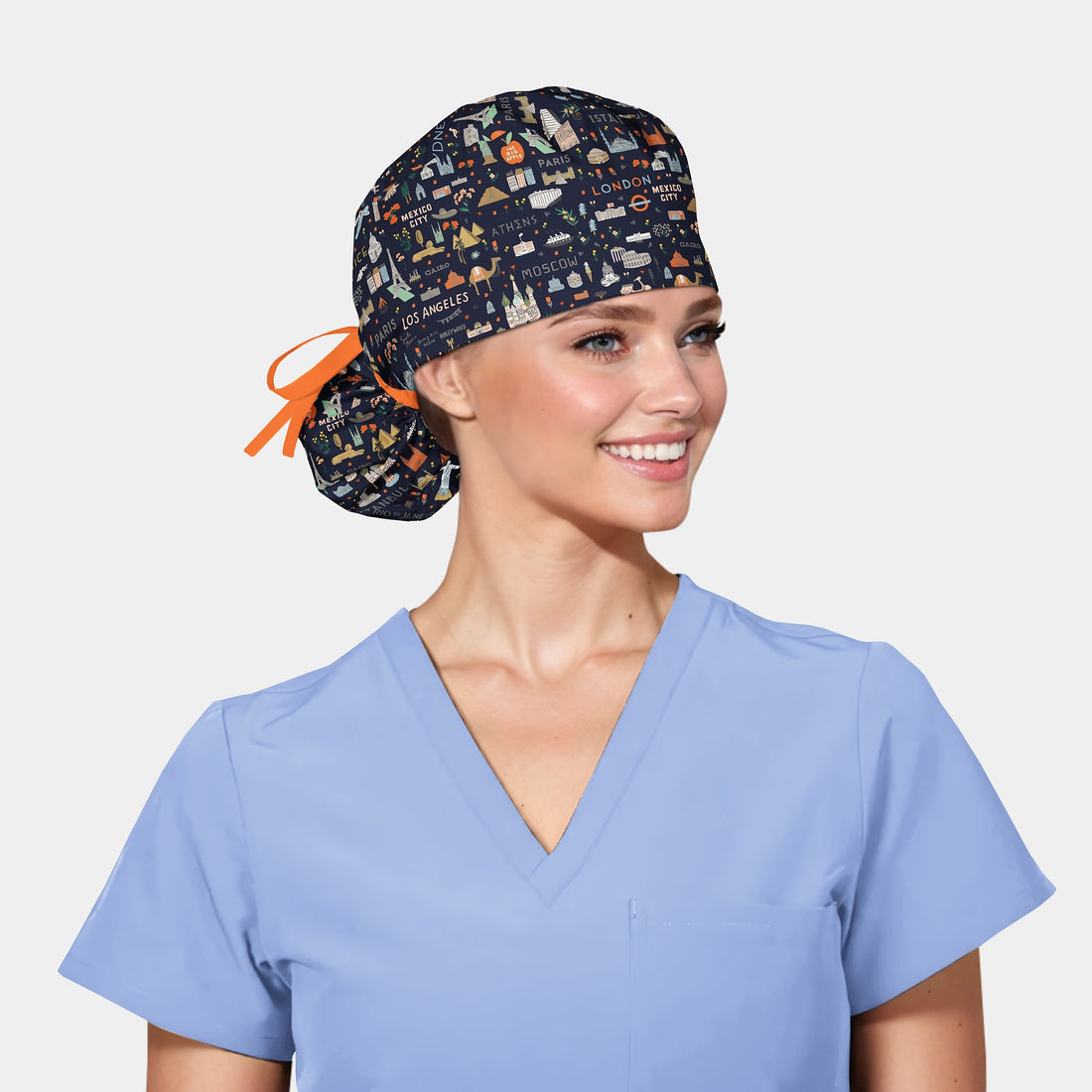 Jet Set - Pony Surgical Scrub Caps