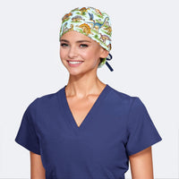 Jurassic Era- Stellar Surgical Scrub Hats