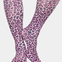 Compression Scrub Socks - Leopardess