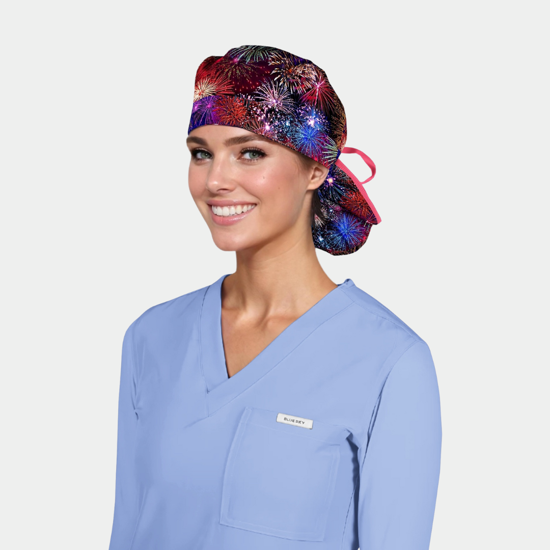 Let Freedom Ring - Splendid Surgical Scrub Caps