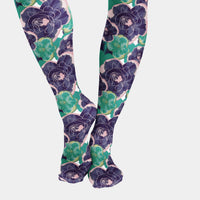 Lexington Blooms - Compression Scrub Socks