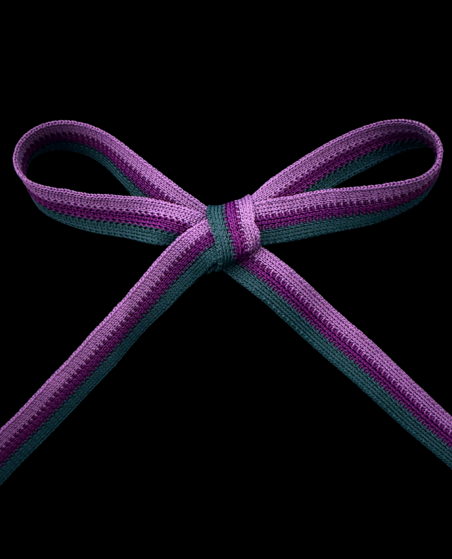 Limited Edition Shelby Scrub Top | Black with Lilac Stitching