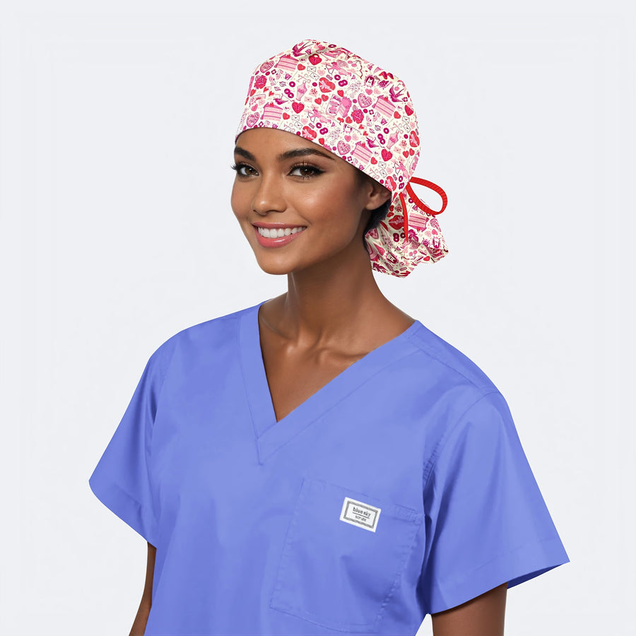 Love Doodles - Splendid Surgical Scrub Hats