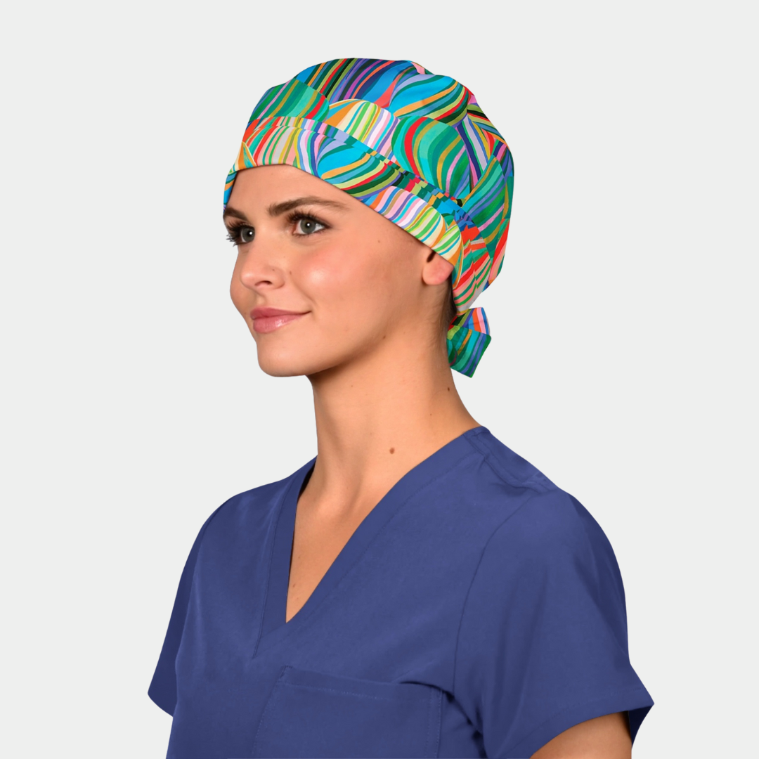 Marbled Melody- Pixie Surgical Caps