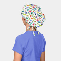 Marina - Poppy Bouffant Scrub Caps