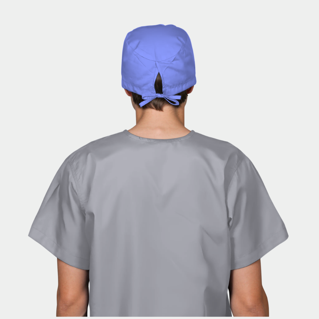 Calypso Blue Men’s Scrub Cap – Comfortable, Professional Surgical Cap for Long Shifts