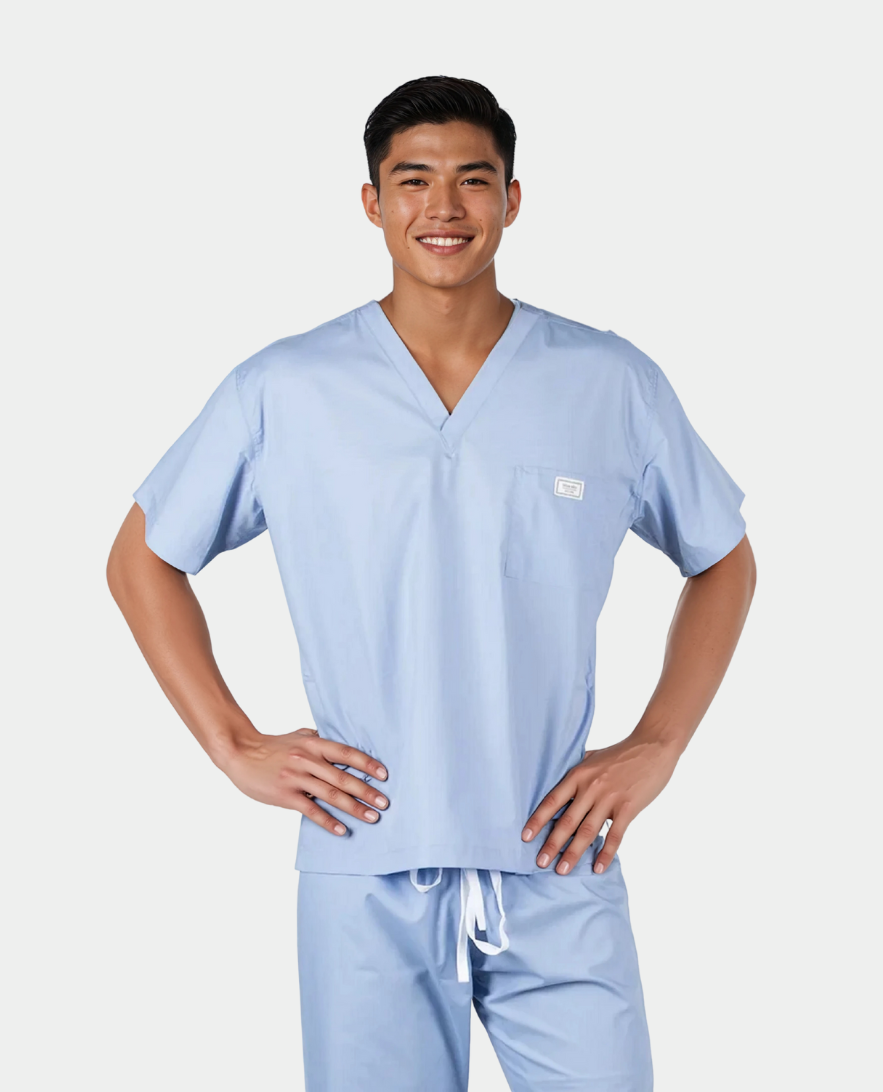 Mens Custom Scrub Tops