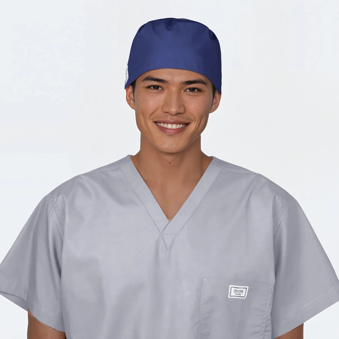 Navy Blue Men’s Scrub Hats – Professional Surgical Caps for Healthcare Professionals