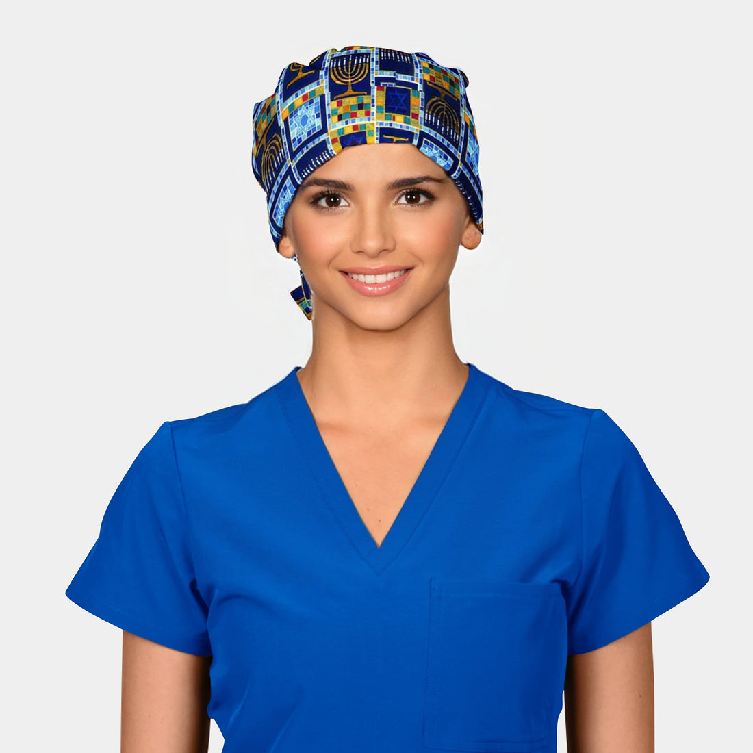 Menorah - Pixie Surgical Scrub Cap